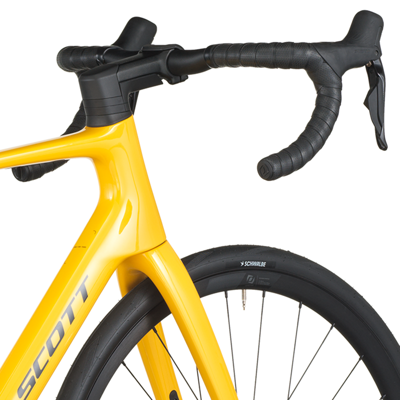 2026 Scott Addict 40 Carbon Road Bike Vivid Yellow-2