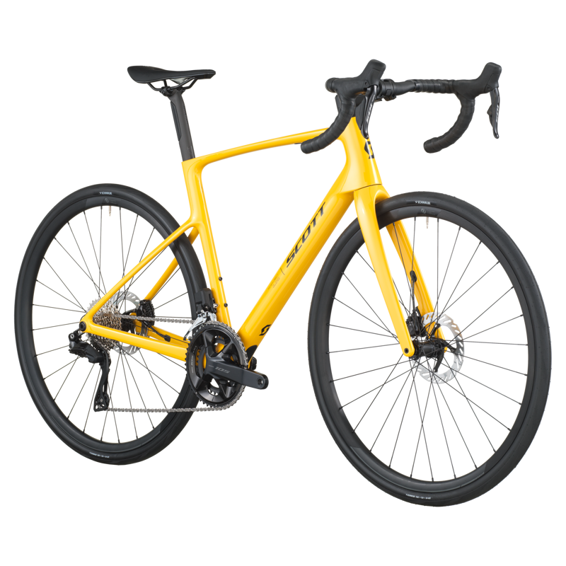 2026 Scott Addict 40 Carbon Road Bike Vivid Yellow-5