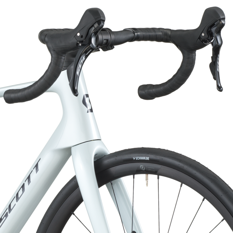 2026 Scott Addict 50 Carbon Road Bike - Cumulus White-4