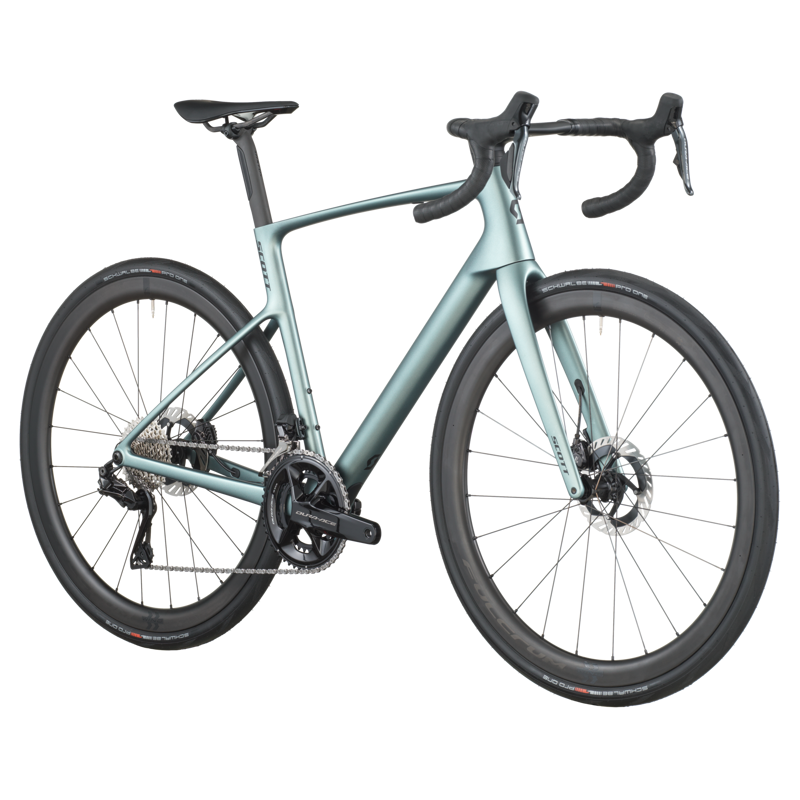 2026 Scott Addict Premium Carbon Road Bike Whale Grey-1