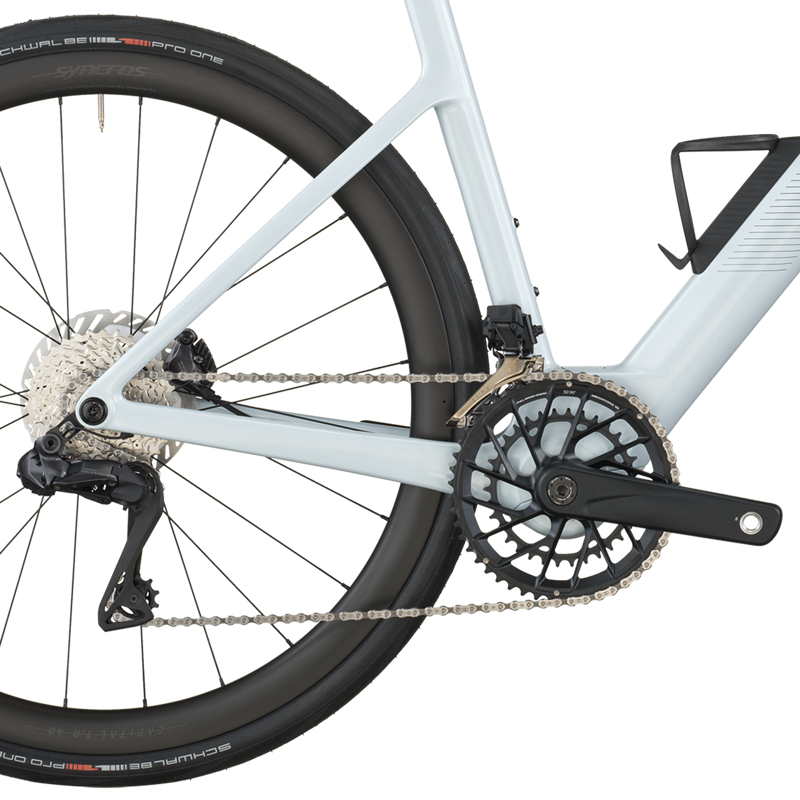 2026 Scott Fastlane 10 Electric Road Bike - Cumulus White-3