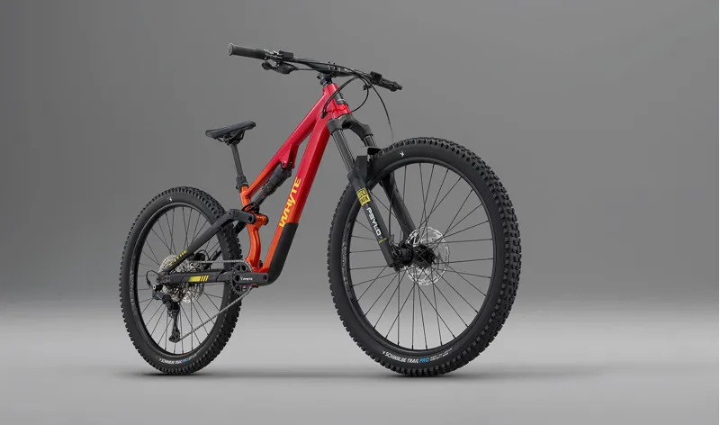 2027 Whyte Sythe Embers Youth Full Suspension Mountain Bike Red-1