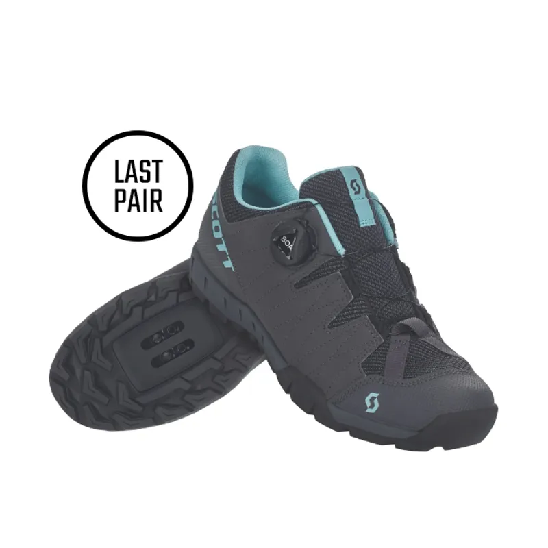 Scott Sport Trail Evo BOA Lady Shoe - Light Blue Black