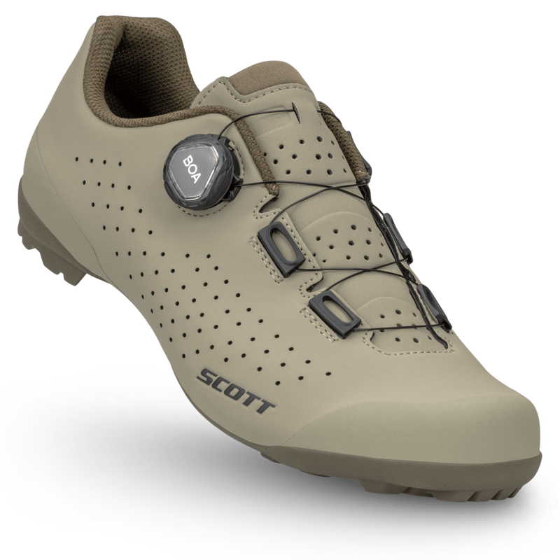 Scott Mens Gravel Pro Shoe - Beige Brown