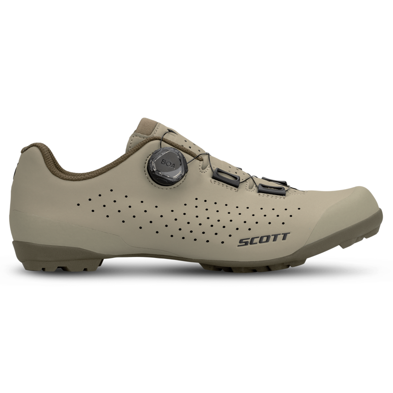 Scott Mens Gravel Pro Shoe - Beige Brown-1