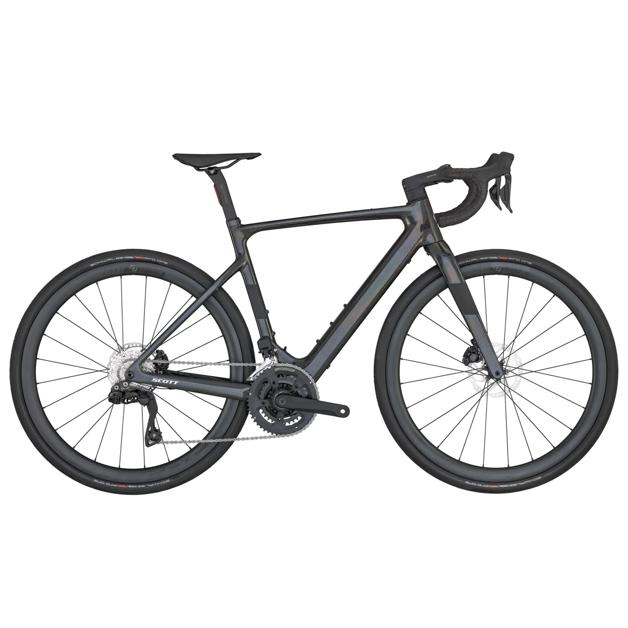 2025 Scott Solace eRIDE 20 Electric Road Bike Black