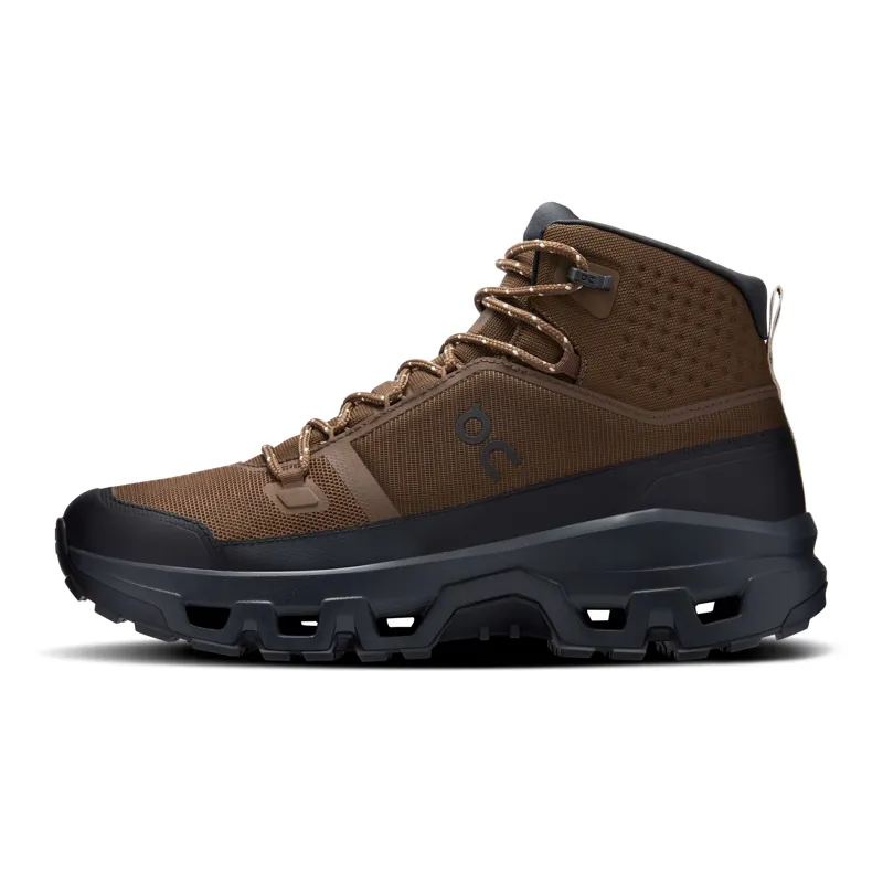 On Running Cloudrock Mid Waterproof Men's Walking Boots - Earth Black-4