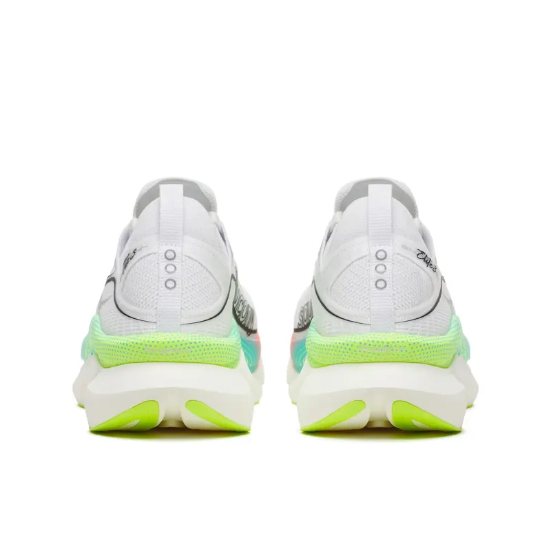 Saucony Endorphin Elite 3 Carbon Plated Road Running Shoes - White Multi-2