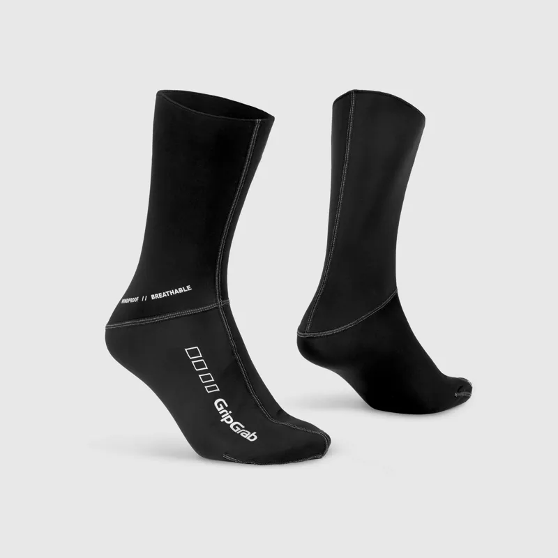 GripGrab Windproof Spring-Autumn Socks - Black