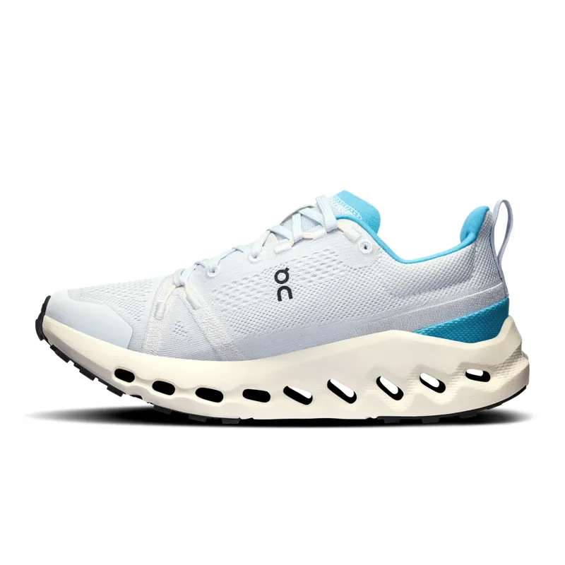 On Cloudsurfer Trail Womens Running Shoes - Arctic Ivory-4