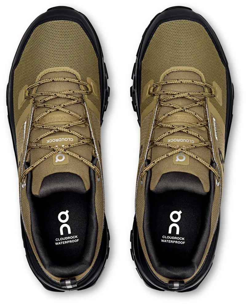 On Cloudrock Low Waterproof Trail Running Shoes - Hunter Black - Size 11-1