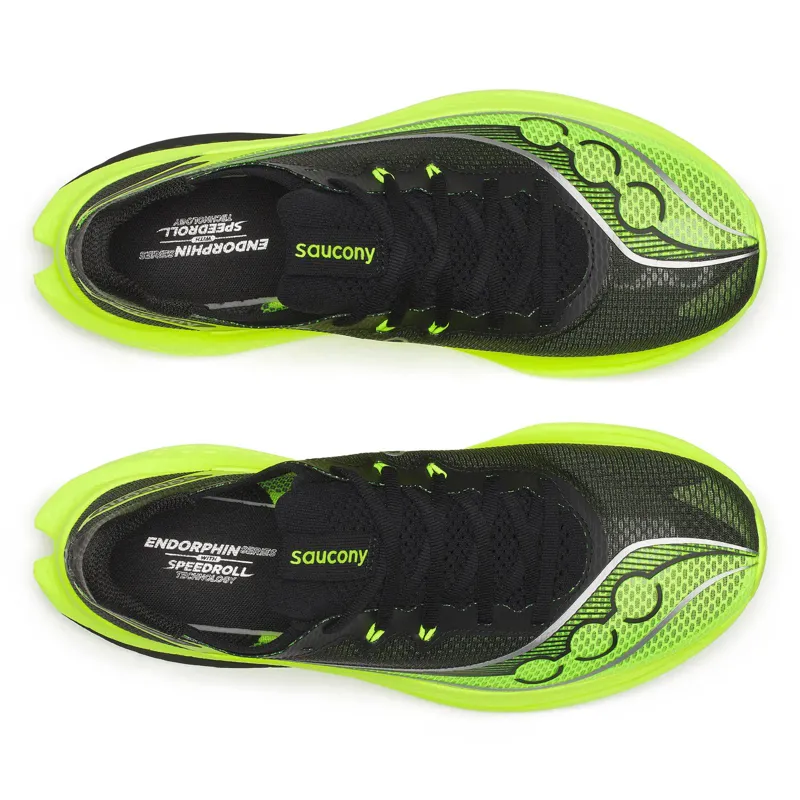 Saucony Endorphin Pro 5 Men's Road Running Shoe - Citron Black-2