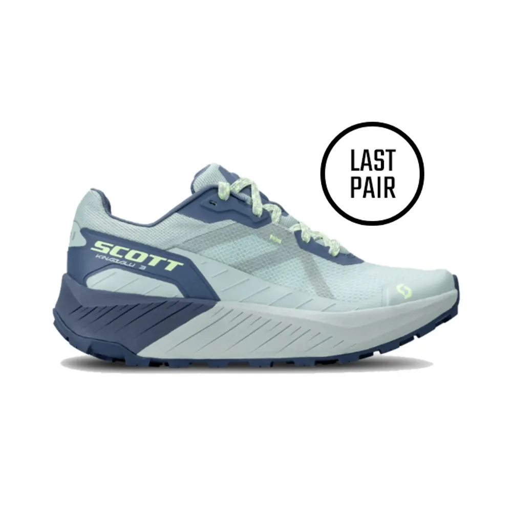 Scott Kinabalu 3 Womens Trail Running Shoe - Fresh Green Metal Blue - UK7.5