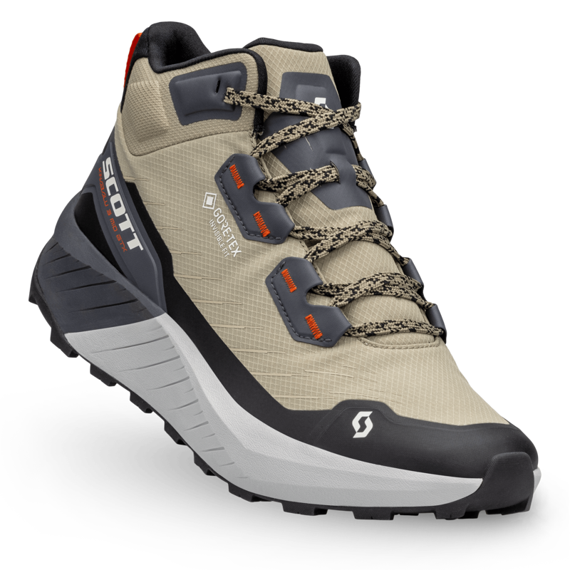 Scott Kinabalu 3 Mid GTX Mens Trail Walking Boots - Toast Beige Dark Grey-1