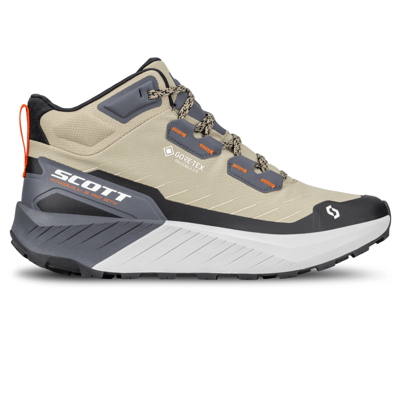 Scott Kinabalu 3 Mid GTX Mens Trail Walking Boots - Toast Beige Dark Grey