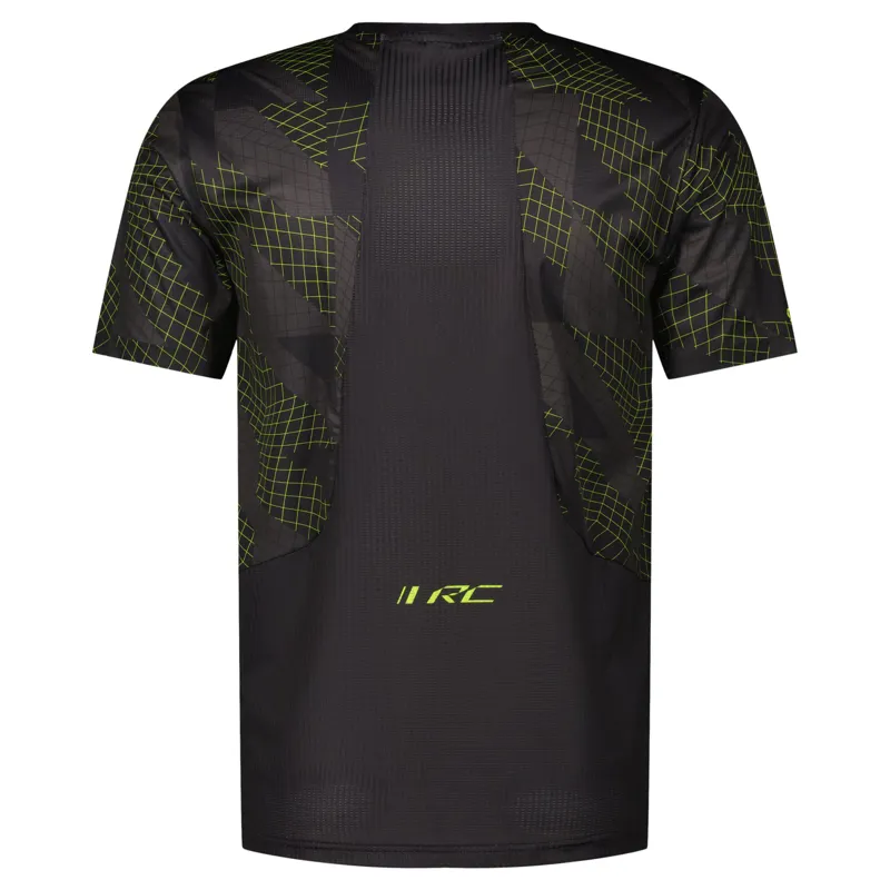 Scott RC Run Short-Sleeved Running T-Shirt - Black Yellow-1