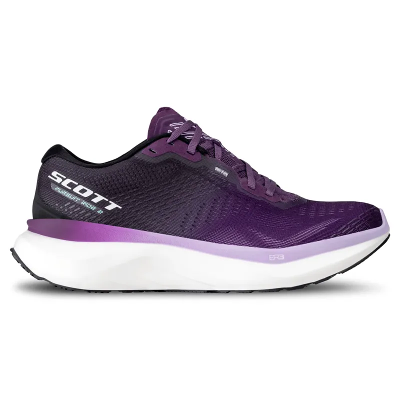 Scott Pursuit Ride 2 Womens Road Running Shoes - Black Night Purple