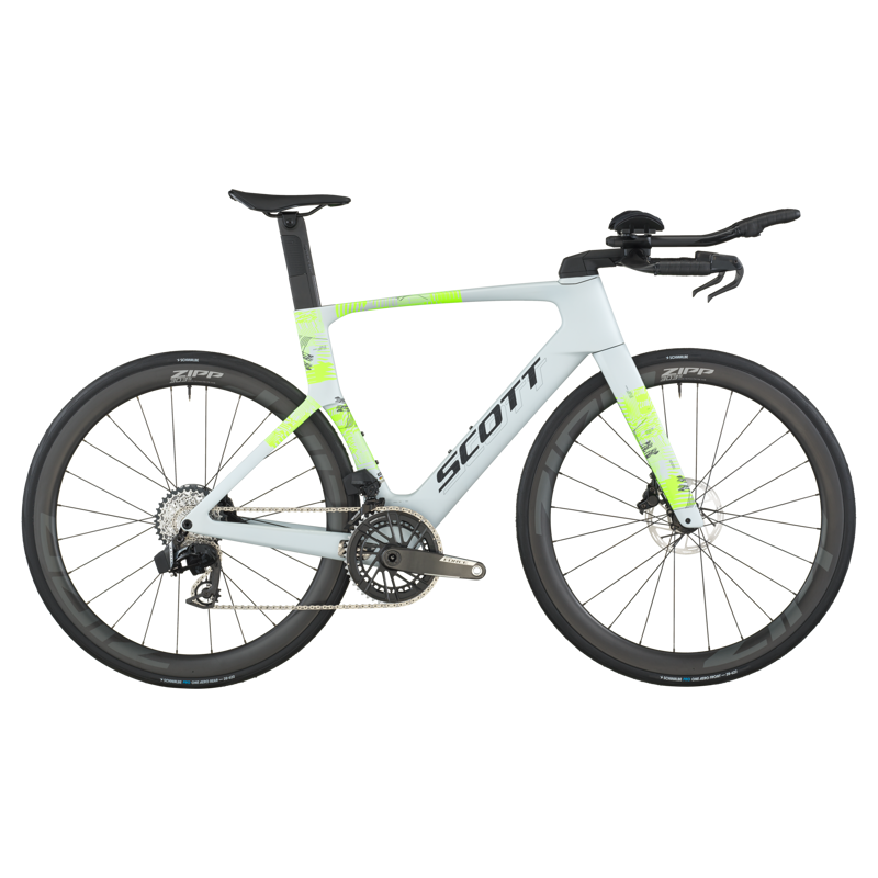 2026 Scott Foil RC TRI Triathlon Bike - Cumulus White