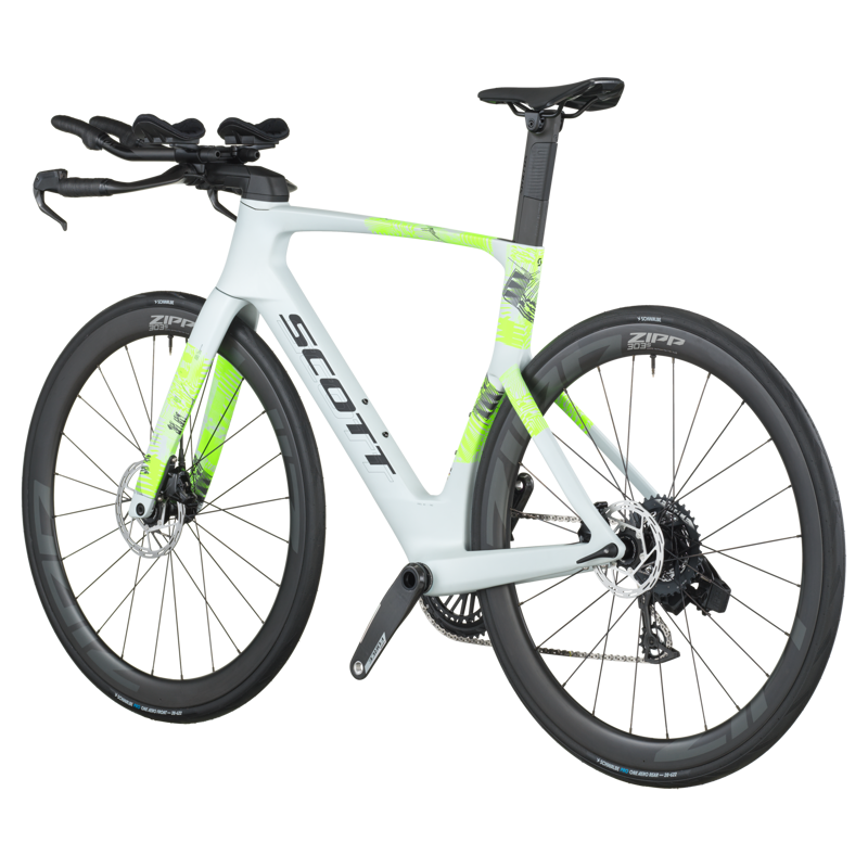 2026 Scott Foil RC TRI Triathlon Bike - Cumulus White-2