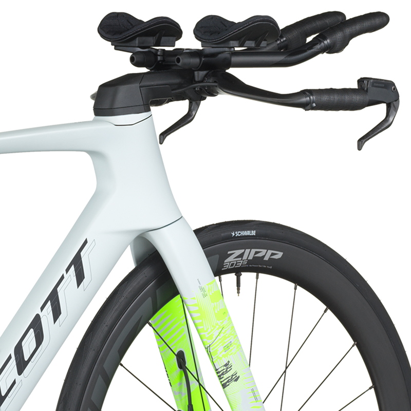 2026 Scott Foil RC TRI Triathlon Bike - Cumulus White-4