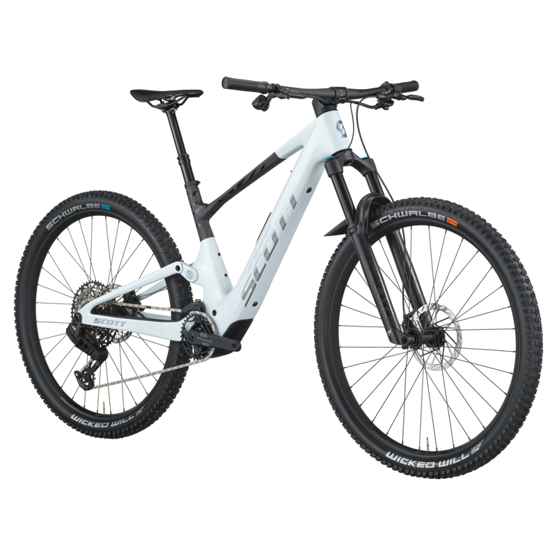 2026 Scott Lumen 910 Full Suspension E-MTB - Cumulus White-1