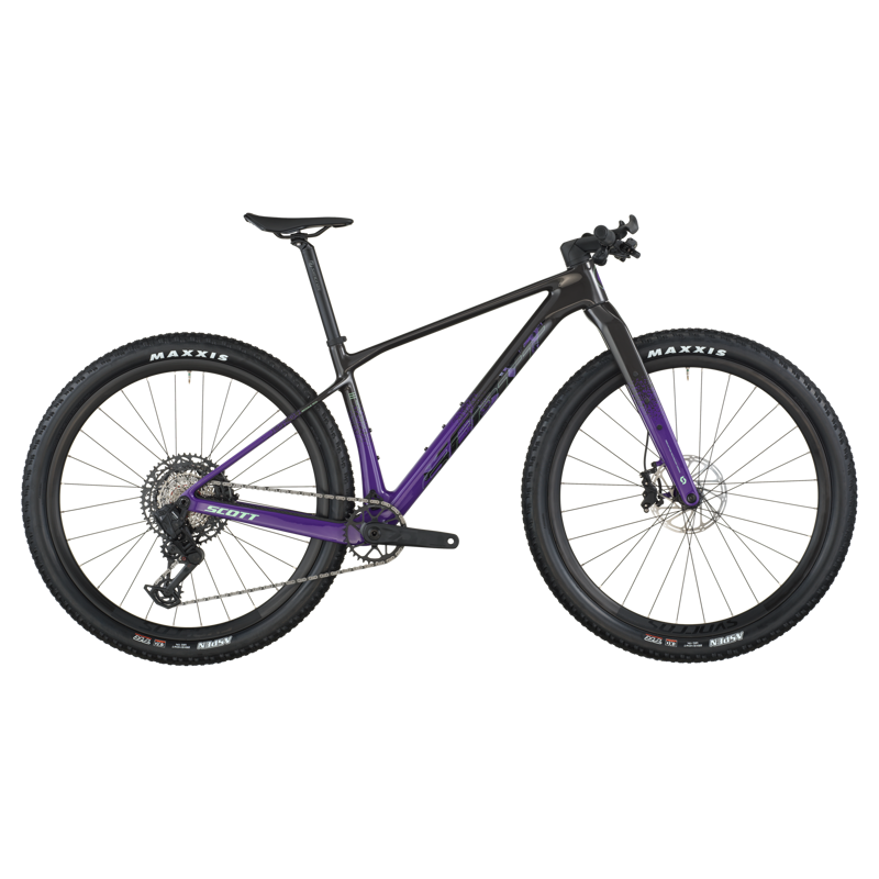 2026 Scott Scale Gravel 10 Bike - Carbon Blac Indigo Purple
