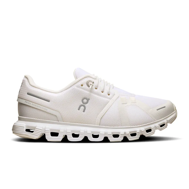 On Cloud 6 Women's Road Running Shoe - White