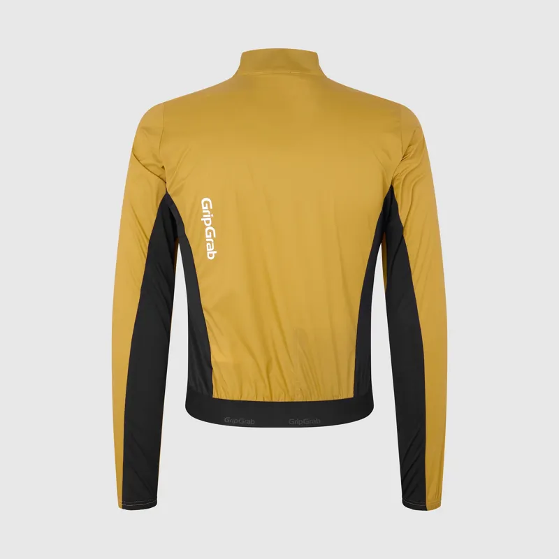 GripGrab PACR Windproof Lightweight Jacket - Mustard Yellow - Large-1