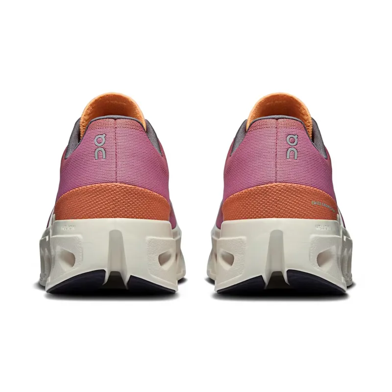 On Cloudeclipse Womens Road Running Shoes - Tangerine Ivory - UK7-1