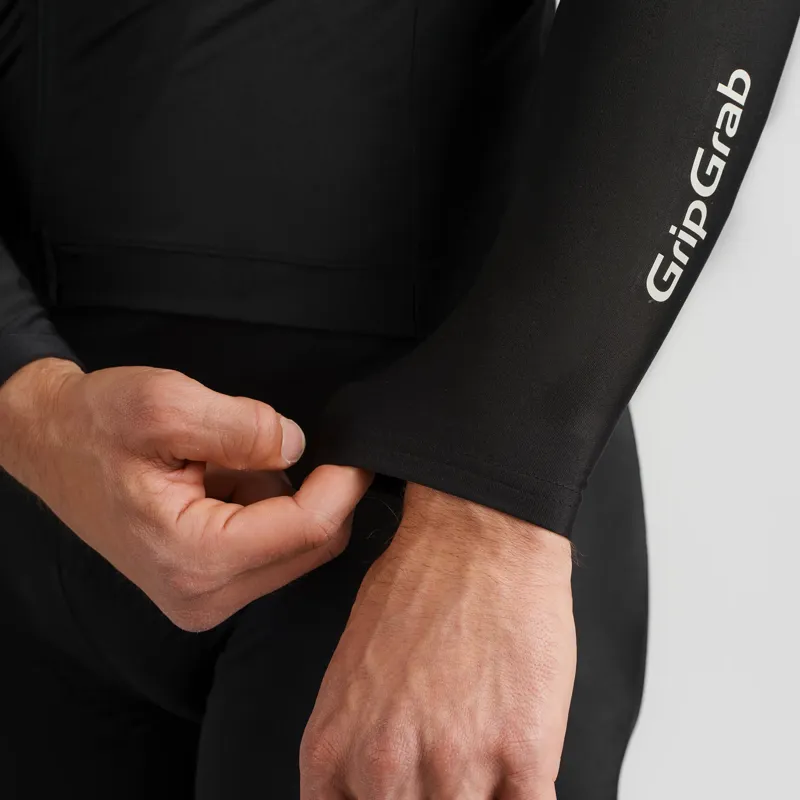 GripGrab Ride Thermal Arm Warmers - Black-1