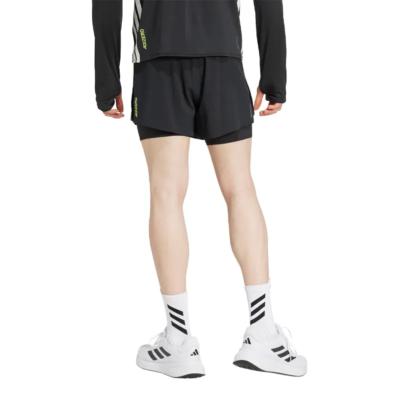 Adidas Adizero 2-in-1 Gel Pocket Running Shorts - Black-3