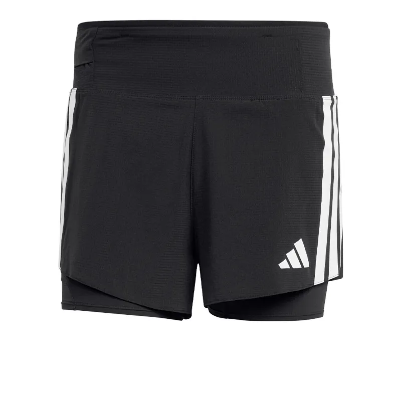 Adidas Adizero 2-in-1 Gel Pocket Running Shorts - Black