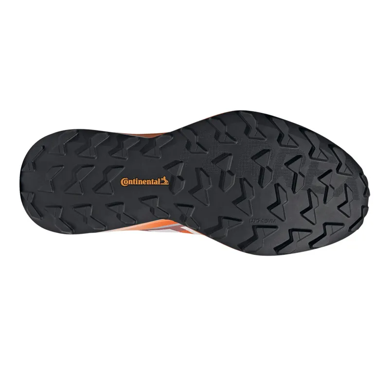 Adidas Terrex Agravic GTX Mens Trail Running Shoes - Semi Impact Orange Cloud White Carbon - UK9-1