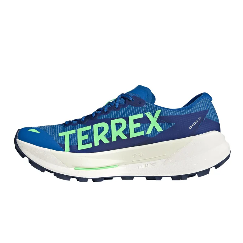 Adidas Terrex Agravic TT Mens Trail Running Shoes - Blue Dash Grey Lime Burst-3