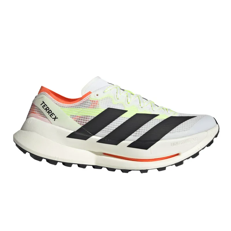 Adidas Terrex Agravic Speed Ultra 2 Mens Trail Running Shoes - Cloud White Black Orange