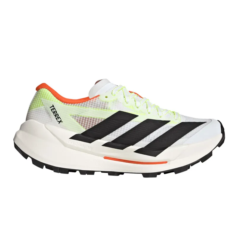 Adidas Terrex Agravic TT Womens Trail Running Shoes - Cloud White Core Black Impact Orange