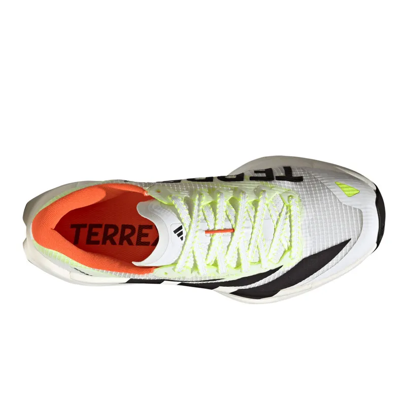 Adidas Terrex Agravic TT Womens Trail Running Shoes - Cloud White Core Black Impact Orange-3