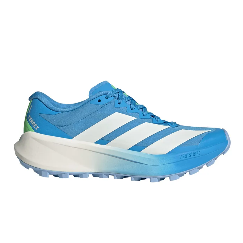 Adidas Terrex Agravic 4 Womens Trail Running Shoes - Blue Burst Off White