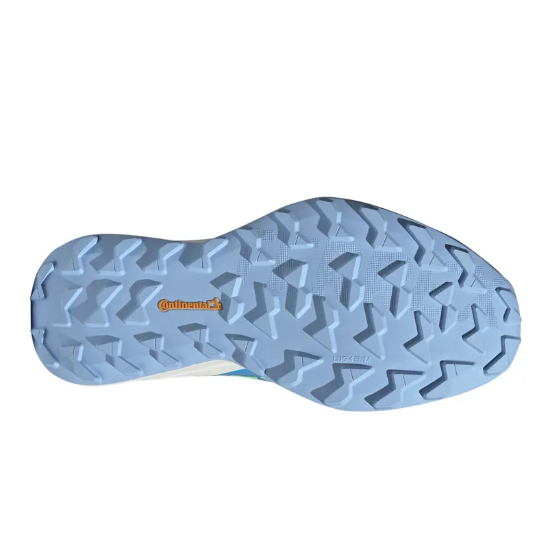 Adidas Terrex Agravic 4 Womens Trail Running Shoes - Blue Burst Off White-1