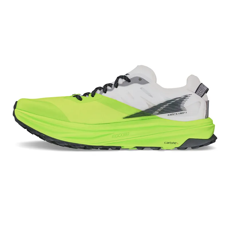Altra Mont Blanc Carbon Trail Running Shoes - White Lime - UK11-3