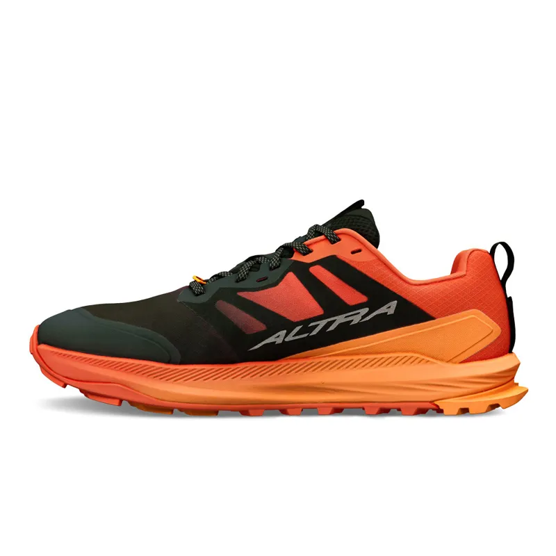 Altra Lone Peak 9+ Mens Trail Running Shoe - Black Orange-3