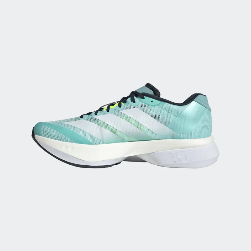 Adidas Adizero Boston 13 Men's Flash Aqua Cloud White Lucid Lemon-3