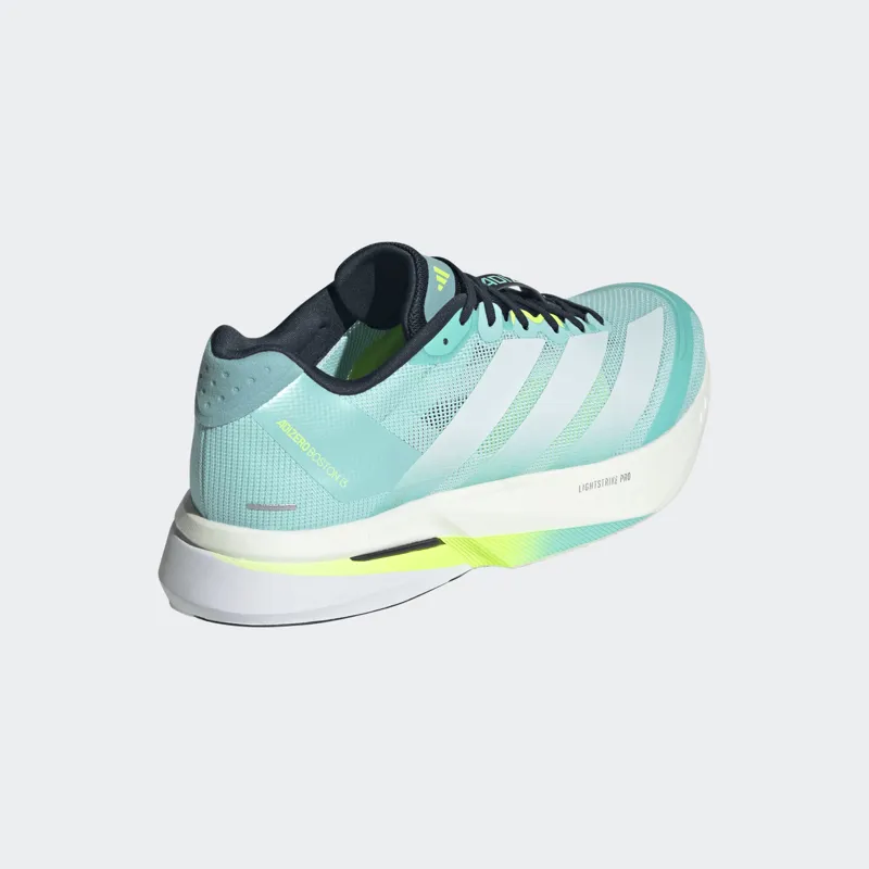 Adidas Adizero Boston 13 Men's Flash Aqua Cloud White Lucid Lemon-5