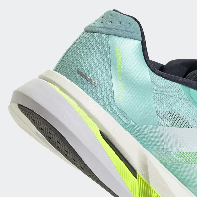 Adidas Adizero Boston 13 Men's Flash Aqua Cloud White Lucid Lemon-7