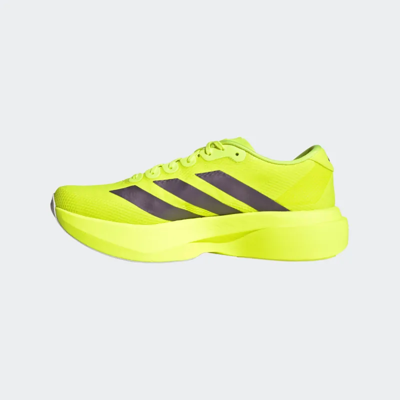 Adidas Adizero Evo Sl Road Running Shoe Solar Yellow Aurora Plum Powder Plum-3