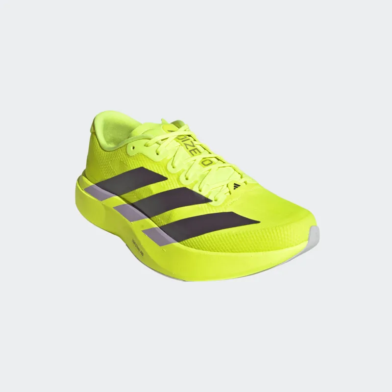 Adidas Adizero Evo Sl Road Running Shoe Solar Yellow Aurora Plum Powder Plum-4