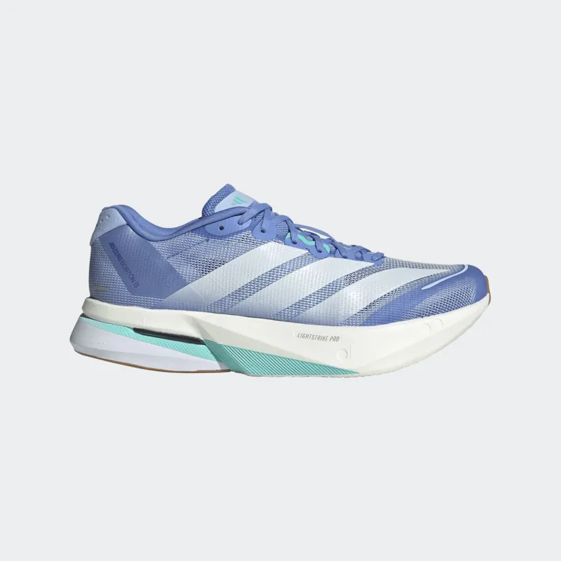 Adidas Adizero Boston 13 Womens Road Running Shoe - Blue Fusion Zero Metalic