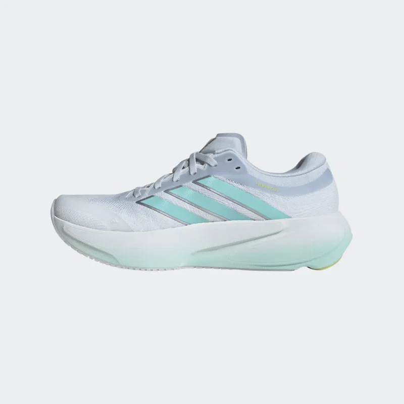 Adidas Supernova Rise 3 Road Running Shoe Women Blue Aqua Lime-3