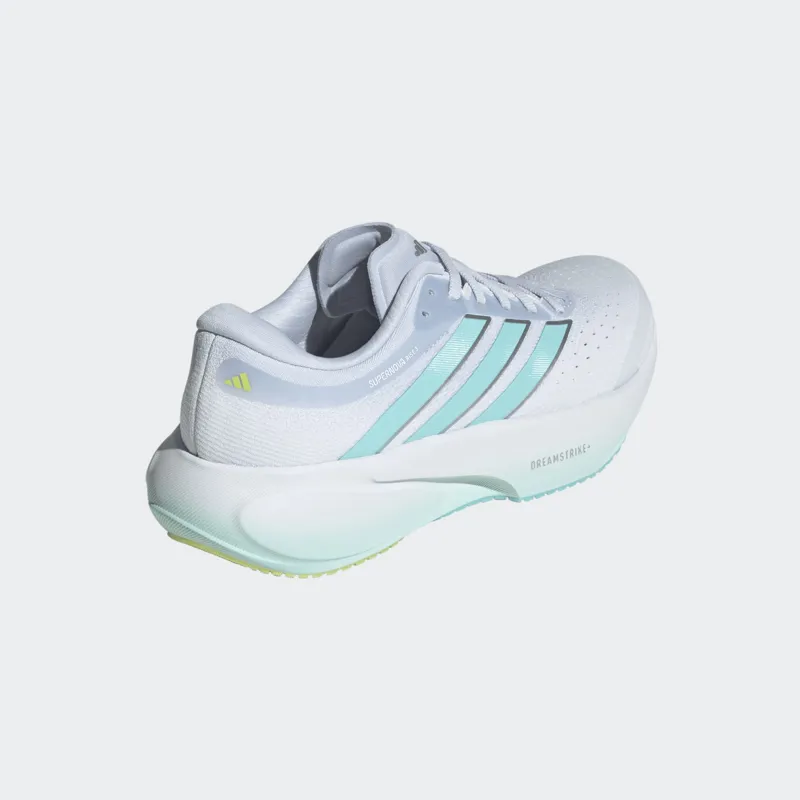 Adidas Supernova Rise 3 Road Running Shoe Women Blue Aqua Lime-4