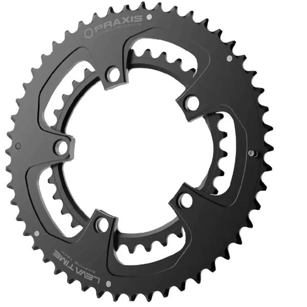 Praxis Compact 110bcd Buzz Sport Chainring Set 10/11/ 12sp Black 50/34